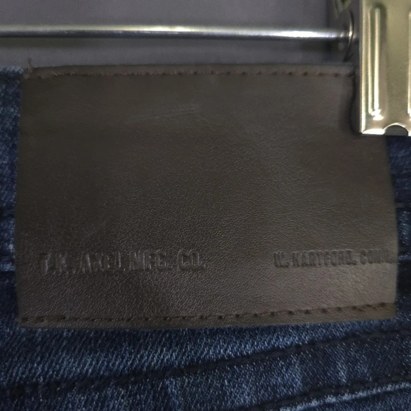 T.K. Axel Slim Boot Jeans Size 34x30 Denim Dark Wash Western Rugged Rustic - Picture 6 of 12